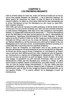 La dynastie d'Andriatomambe