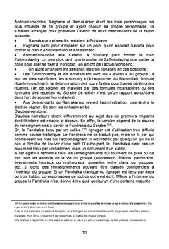 La dynastie d'Andriatomambe