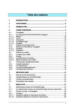 Interactions conjugales et transmissions intergénérationnelles