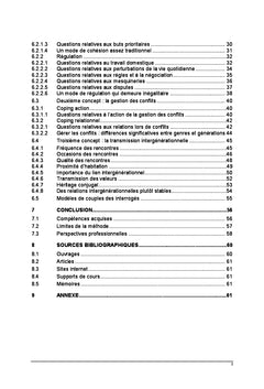 Interactions conjugales et transmissions intergénérationnelles