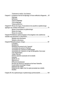Éléments épidémiologiques en santé publique