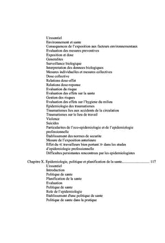 Éléments épidémiologiques en santé publique
