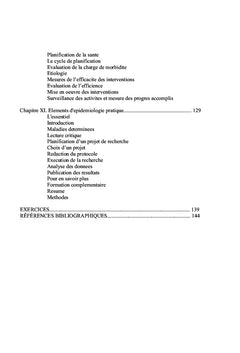 Éléments épidémiologiques en santé publique