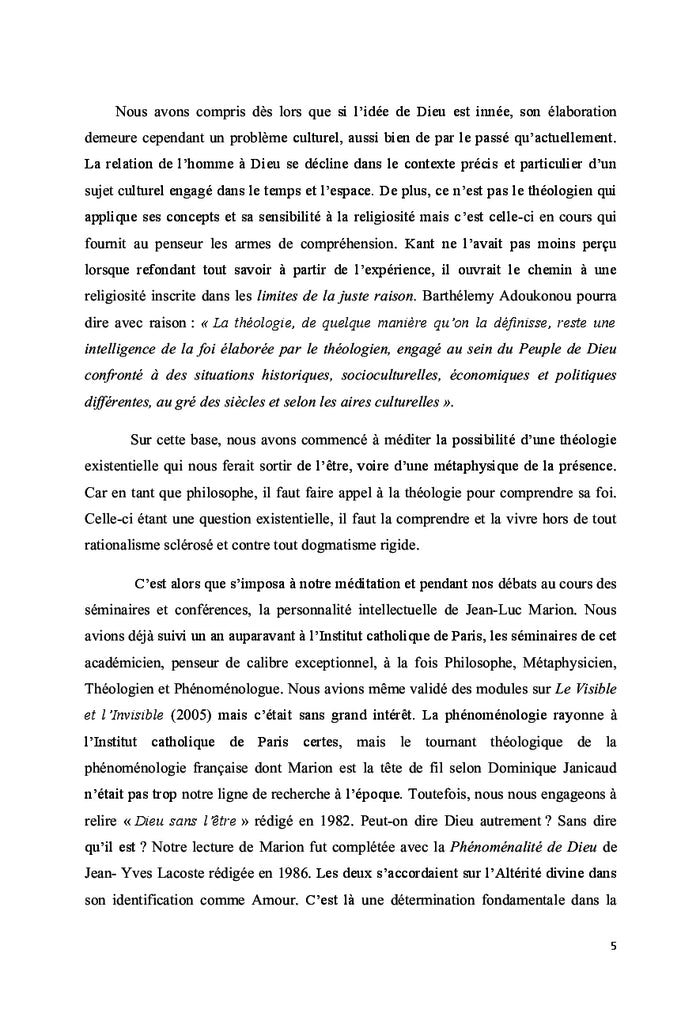 " Du moment vodun" au "moment chrétien" de Dieu