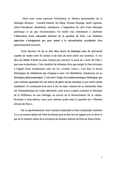 " Du moment vodun" au "moment chrétien" de Dieu