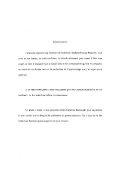 L'attachement affectif au Parc Jarry