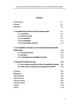 Ouvrages de protection contre les instabilités rocheuses