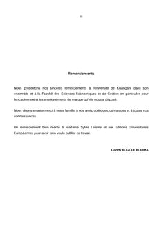 Instruments de politique économique et lutte contre le chômage en RDC
