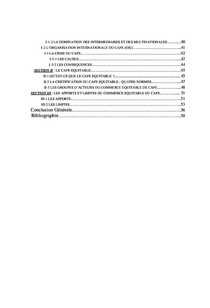 Le Commerce Equitable