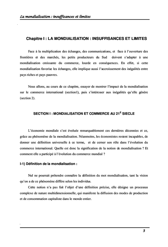 Le Commerce Equitable