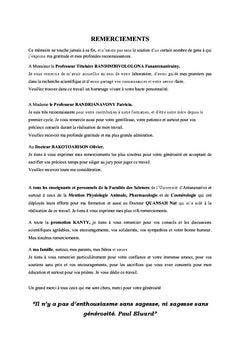 Etude de l'activite anti-inflammatoire de l'extrait RH1112