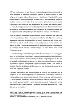 La République islamique d'Iran face au Mouvement vert