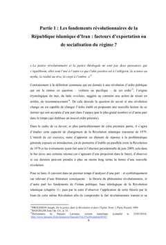 La République islamique d'Iran face au Mouvement vert
