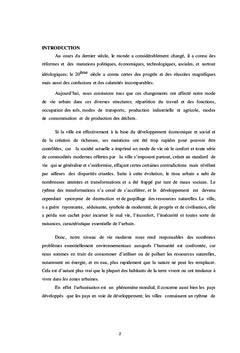 Notion de ville moderne