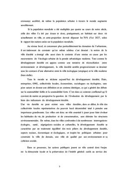 Notion de ville moderne