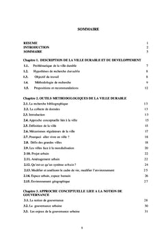 Notion de ville moderne