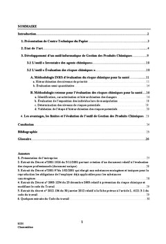 Management des risques chimiques dans le cadre de la pénibilité