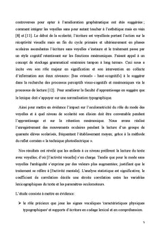 Enregistrement visuel par modele des voyelles sur le texte en arabe