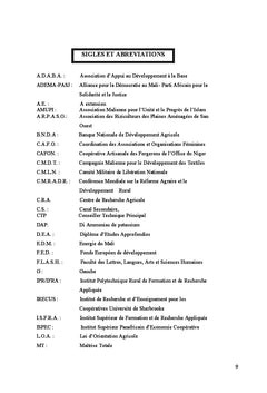 La gestion paysanne de la plaine de San Ouest : enjeux et Perspectives