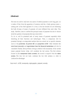 Etude comparative des moyens de paiement
