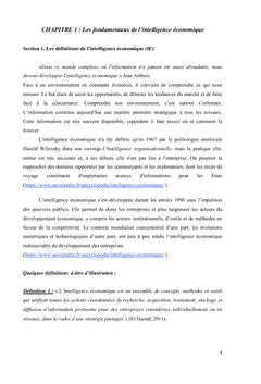Intelligence économique