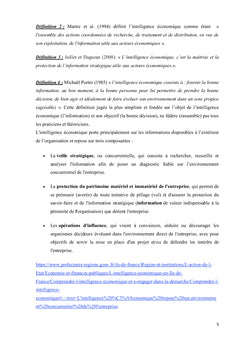 Intelligence économique