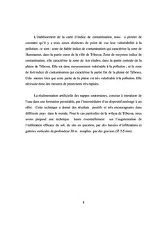 Vulnérabilité à la pollution des ressources en eaux et protection