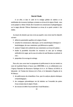Vulnérabilité à la pollution des ressources en eaux et protection