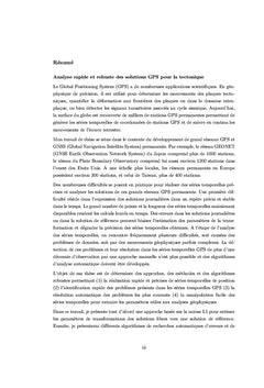 Analyse rapide et robuste des solutions GPS pour la tectonique