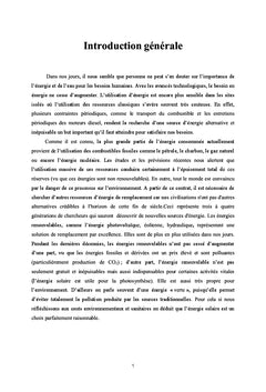Le pompage de l'eau par l'énergie photovoltaique