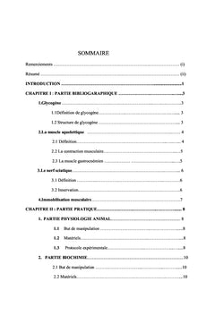 Effet de l'électro-stimulation et l'immobilisation musculaire