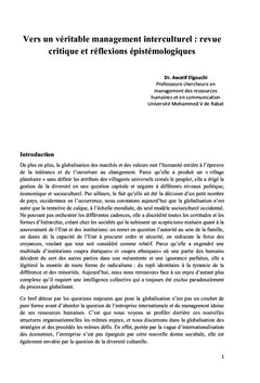Éthique et enjeux de la globalisation