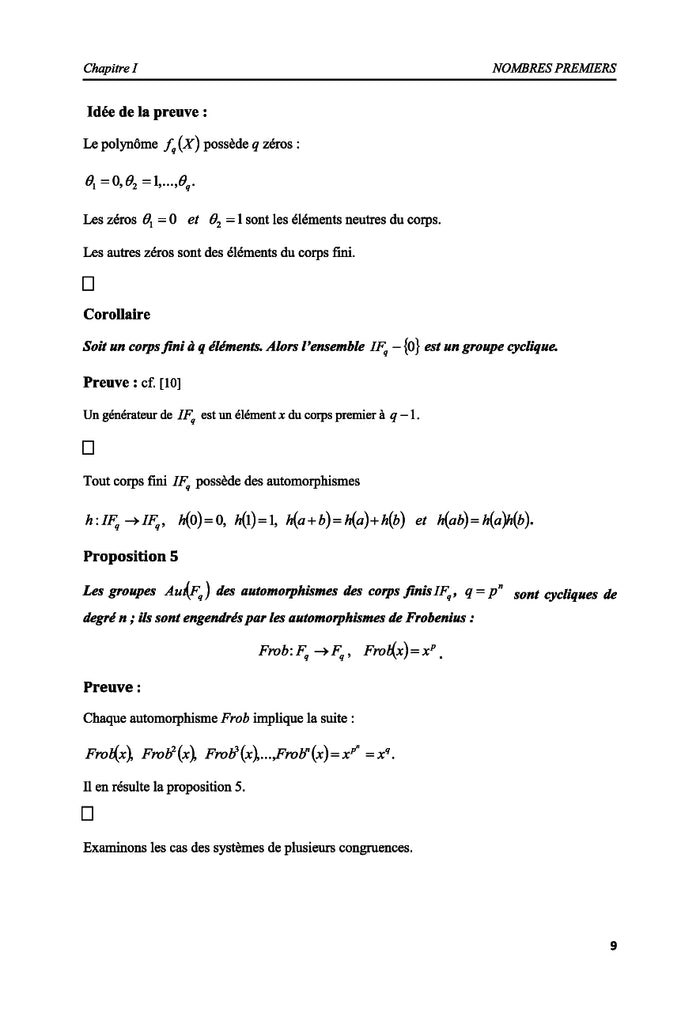 Factorisation des grands nombres