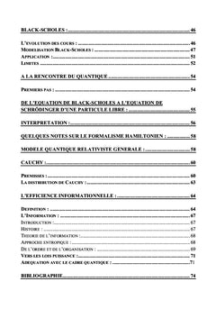 De la marche aléatoire au formalisme quantique :