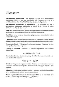 De la marche aléatoire au formalisme quantique :