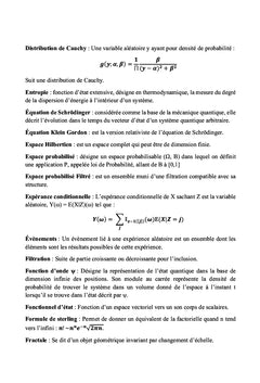 De la marche aléatoire au formalisme quantique :