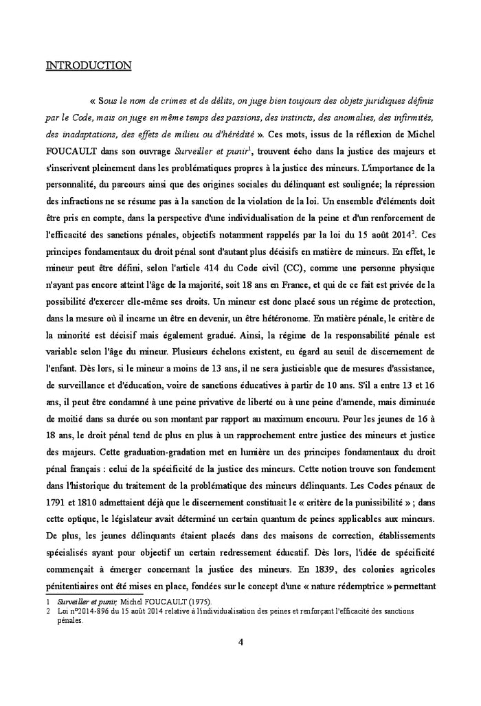 La justice des mineurs: éduquer en sanctionnant, sanctionner en éduquant