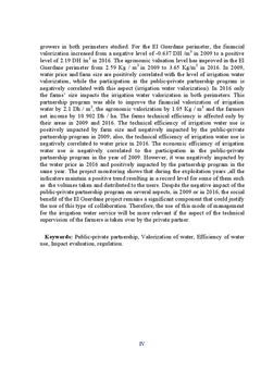Impact du Partenariat Public-Privé en irrigation