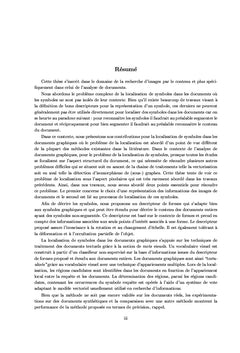 Localisation de symboles dans les documents graphiques