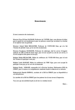 L'imagerie médicale: Traitements et Recherche par contenu