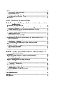 L'imagerie médicale: Traitements et Recherche par contenu