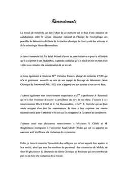 Modélisation des dégradations d'énergie dans l'industrie du ciment