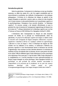 Etude de l'effet des aides didactiques sur l'activité résumante en FLE