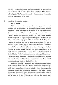 Les conséquences d'une éducation intransigeante