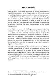 Repenser la politique