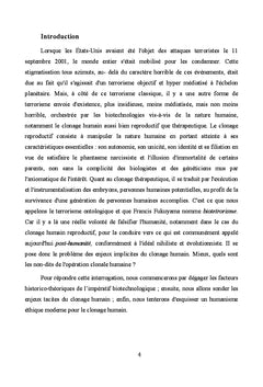 L'ontologie humaine en proie à la biomedecine