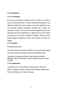Relation fracturation-morphologie et implications hydrogéologiques