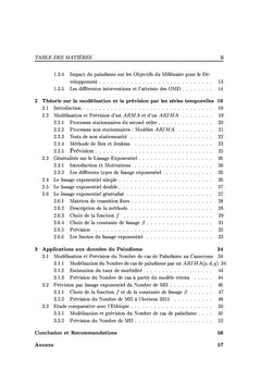 Evaluation de l'impact de la progression du paludisme au Cameroun