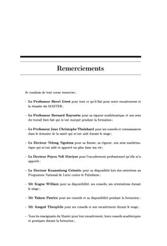 Evaluation de l'impact de la progression du paludisme au Cameroun