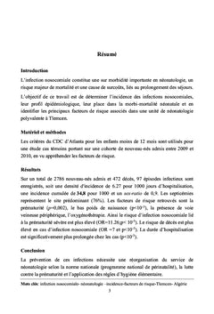 Le risque infectieux en néonatologie